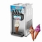 Thép không gỉ mềm phục vụ máy kem thương mại Bàn hàng đầu ba hương vị với máy bơm không khí